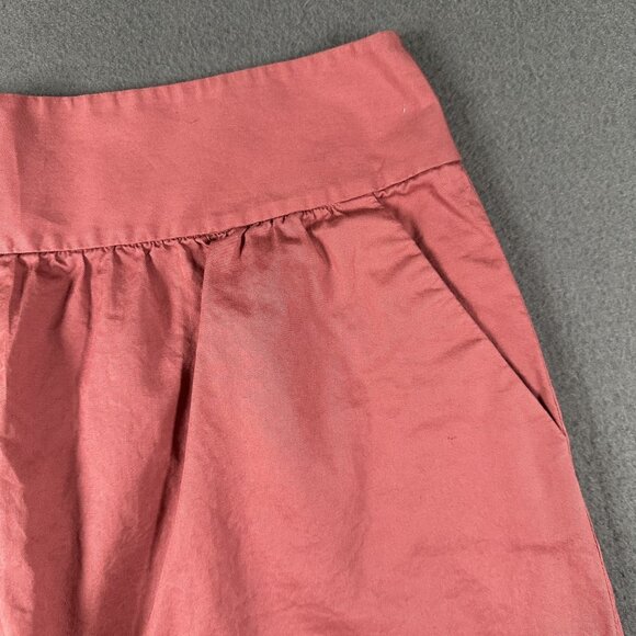 LOFT Skirt Womens 4 Mauve Pink A-Line Pockets Zip Casual Summer Lightweight - Picture 3 of 9